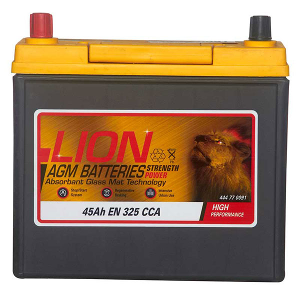Lion Agm Battery 009 45AH 325CCA