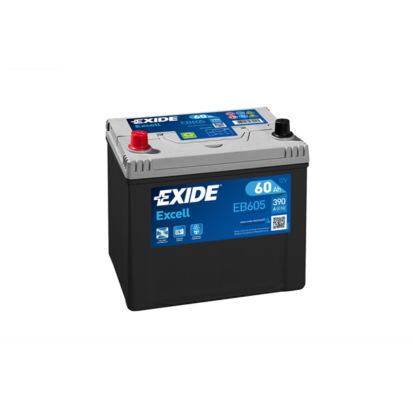 Exide Excell Battery 014 60AH 390CCA