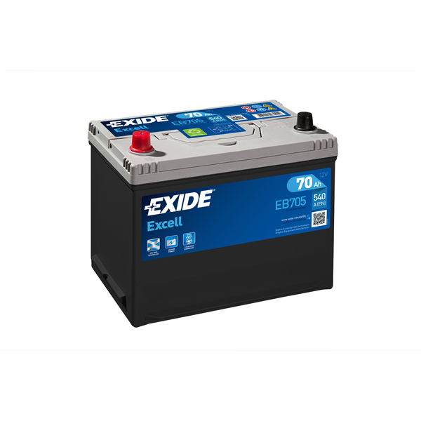 Exide Excell Battery 031 70AH 540CCA