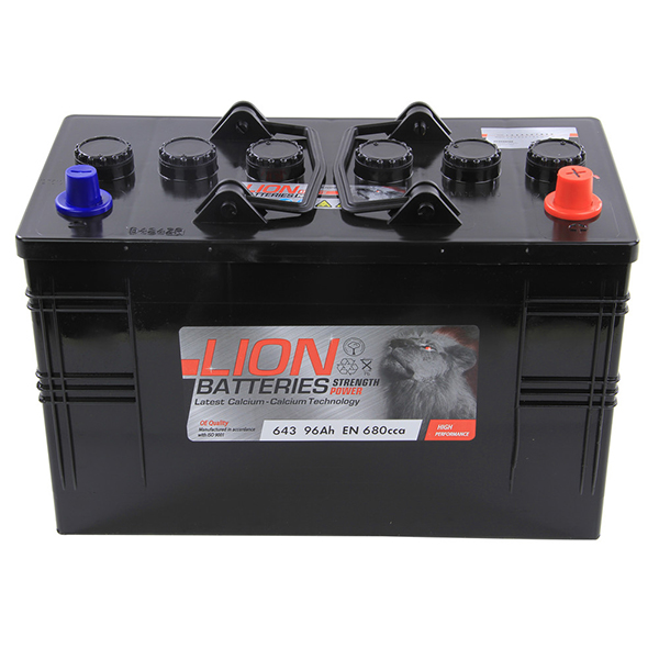 Lion Commercial Battery 643 96AH 680CCA