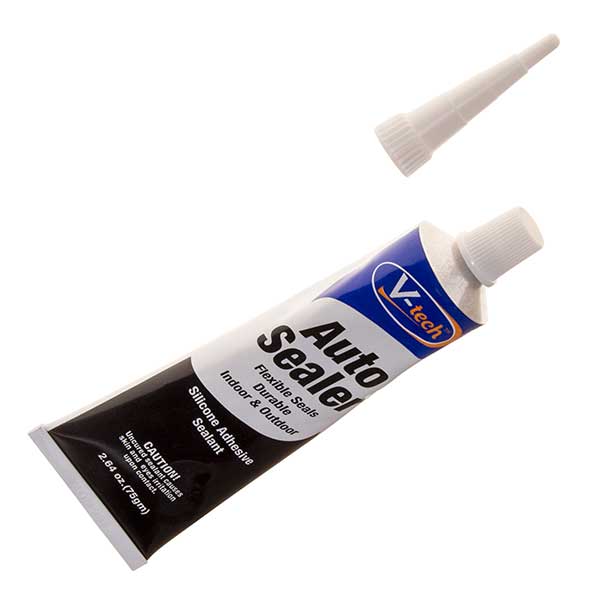 V-Tech Black Silicone Sealant 75g
