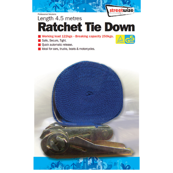 4.5 mtr Ratchet Tie Down Single