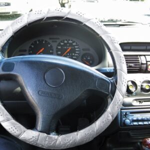 Steering Wheel Cover Classic White (Lace)