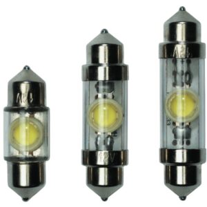 LED 'Xenon' White 10x37 Festoon 1pc
