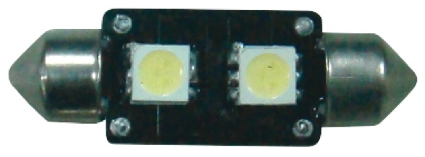 LED 'Xenon' White 10x37 CAN-bus Fes