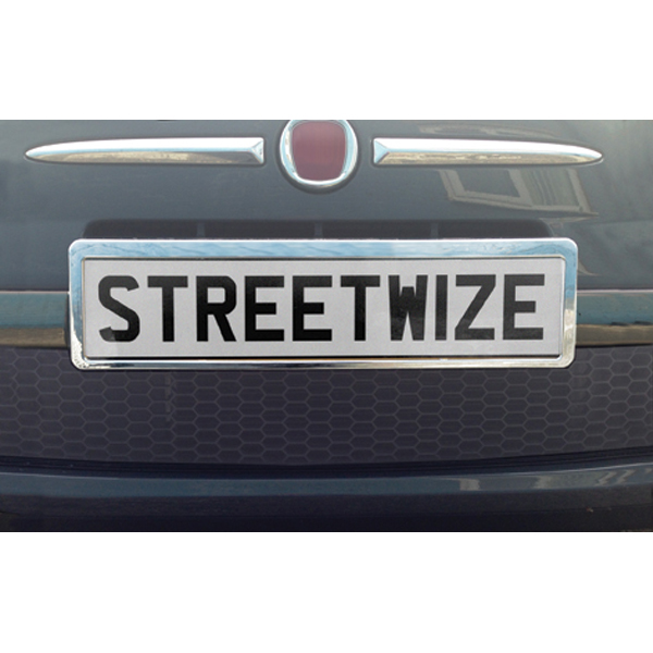 Streetwize Universal Chromed ABS Number Plate Holder