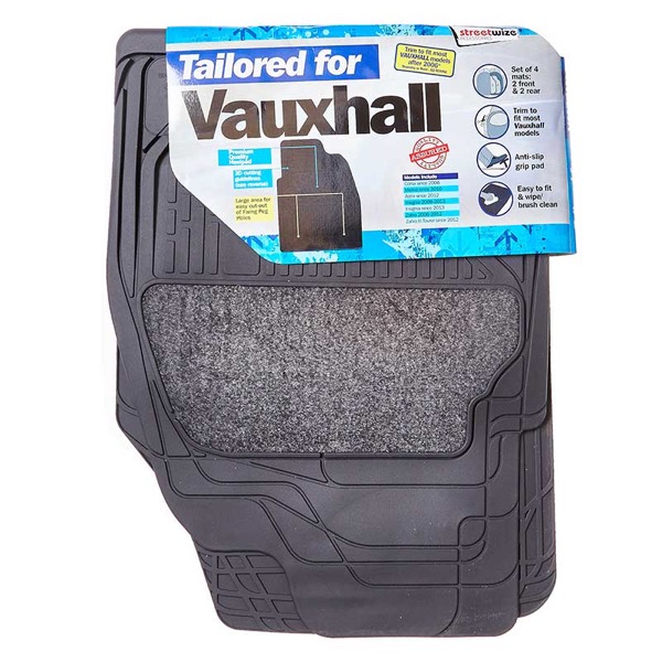 Streetwize Vauxhall 4pce Tailored Combination Mat Set
