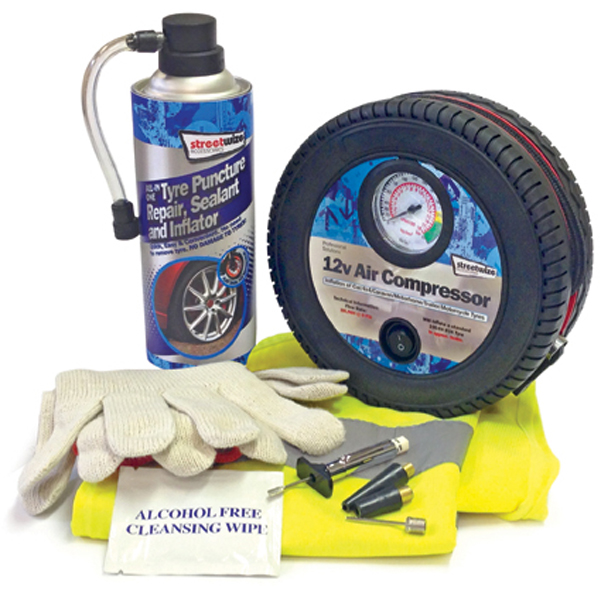 Streetwize Tyre Sealer & Inflator Kit