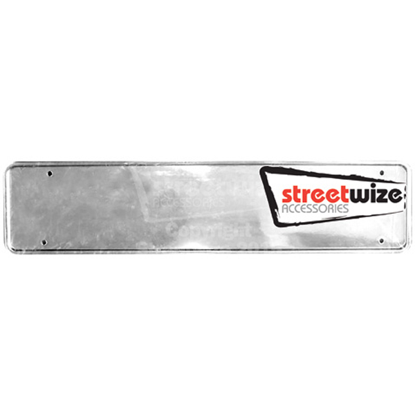 Universal Chrome ABS Number Plate Surround