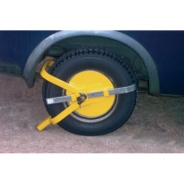 Wheel Clamps - Full Face - Yellow