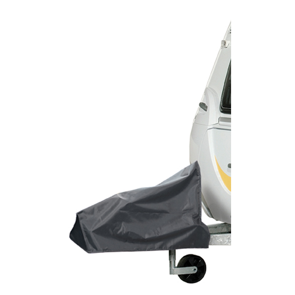 Universal Nylon Caravan Hitch Cover Grey