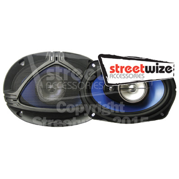 Pr 6x9" 3 Way 25oz Magnet Speakers