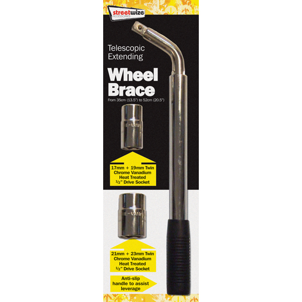 Extending Wheel Brace with 2 Sockets