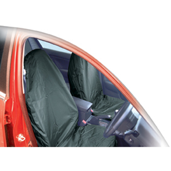 Pair Universal Nylon Seat Covers-Navy