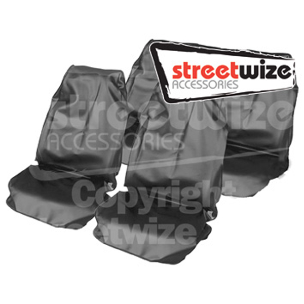 Full Set Nylon Seat Covers-Grey