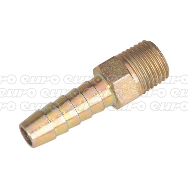 AC39 Male Screwed Tail Piece 1/4"BSPT - 5/16" Hose Pack of 5